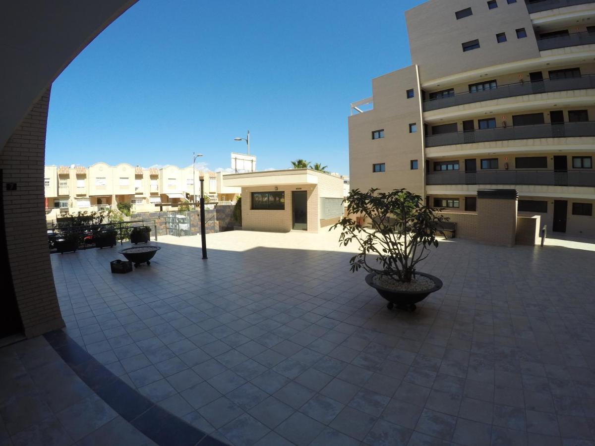 Ferienwohnung Sotavento 1ª Linea De Playa Roquetas de Mar Exterior foto